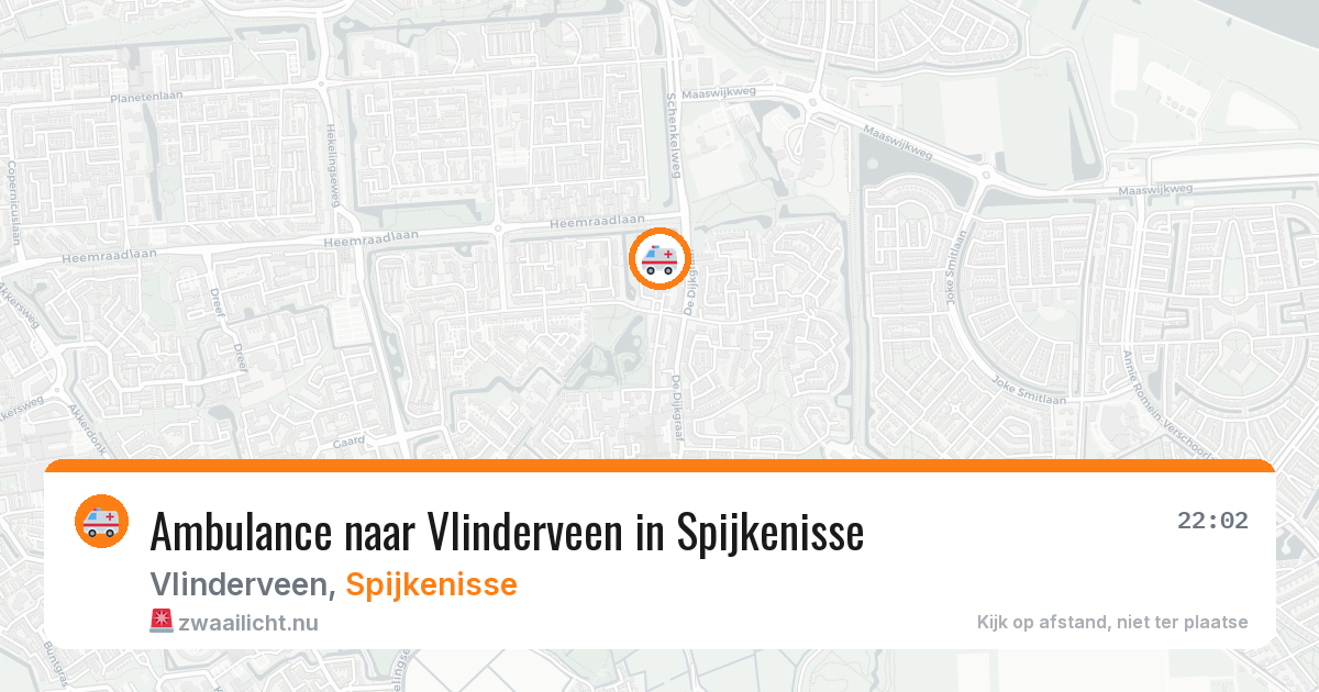 Ambulance naar Vlinderveen in Spijkenisse — 4 jun 2026