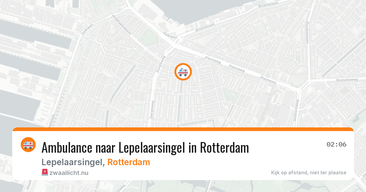 Ambulance naar Lepelaarsingel in Rotterdam — 27 jul 2026