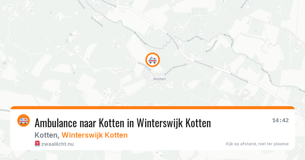 Ambulance naar Kotten in Winterswijk Kotten — 6 jul 2026