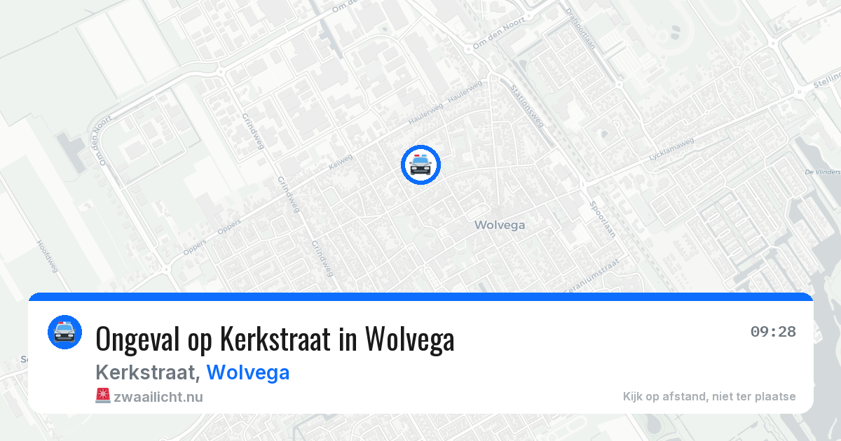 Ongeval op Kerkstraat in Wolvega — 21 jul 2026
