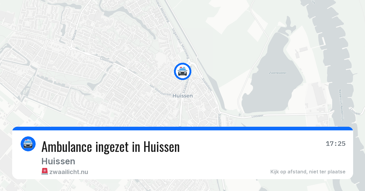 Ambulance ingezet in Huissen — 7 apr 2026