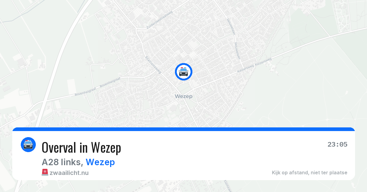 Overval in Wezep — 14 mei 2026