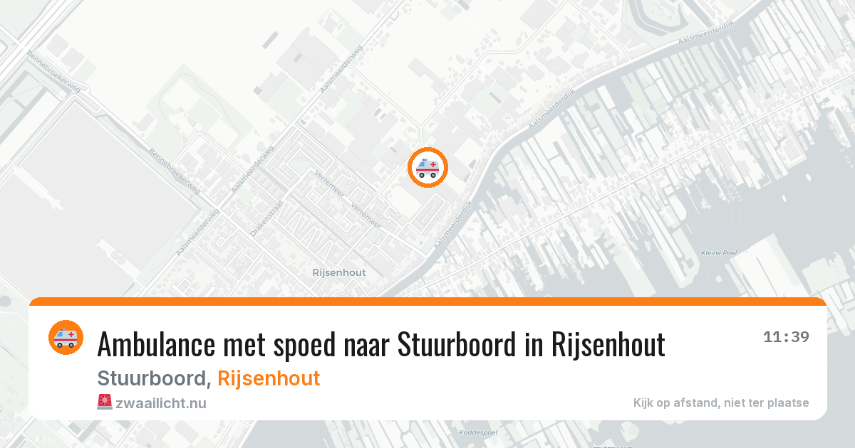 Ambulance met spoed naar Stuurboord in Rijsenhout — 2 apr 2026