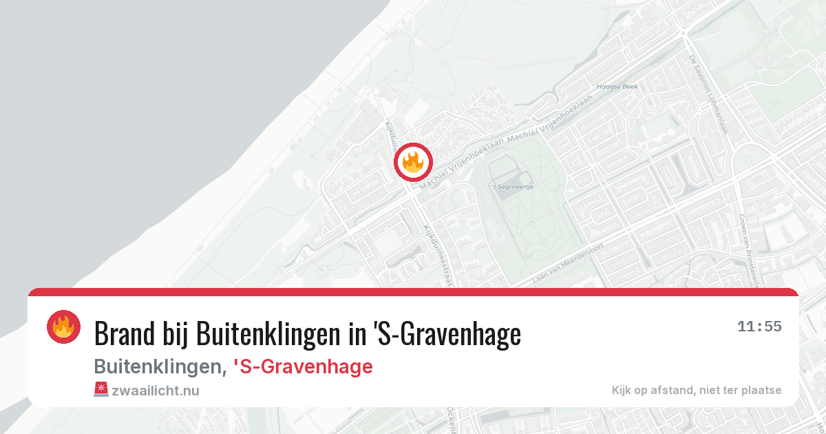 Brand bij Buitenklingen in 'S-Gravenhage — 14 jul 2026