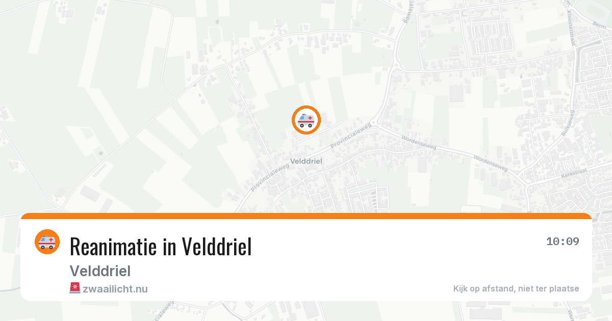 Reanimatie in Velddriel — 11 mrt 2026
