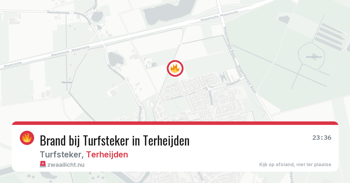 Brand bij Turfsteker in Terheijden — 6 jun 2026