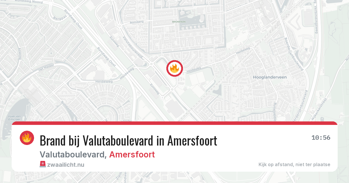 Brand bij Valutaboulevard in Amersfoort — 3 jun 2026