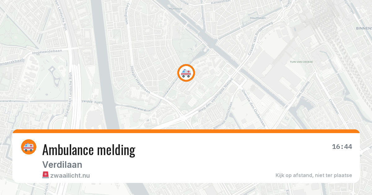 Ambulance melding — 10 jul 2026