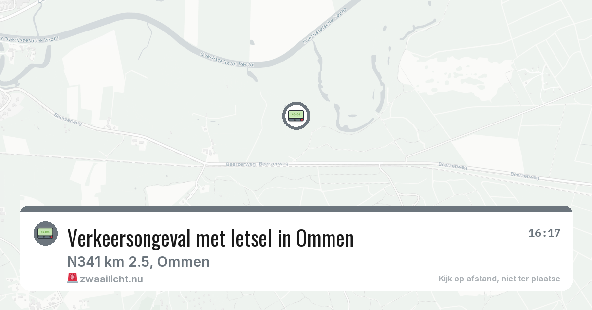 Verkeersongeval met letsel in Ommen — 26 mei 2026