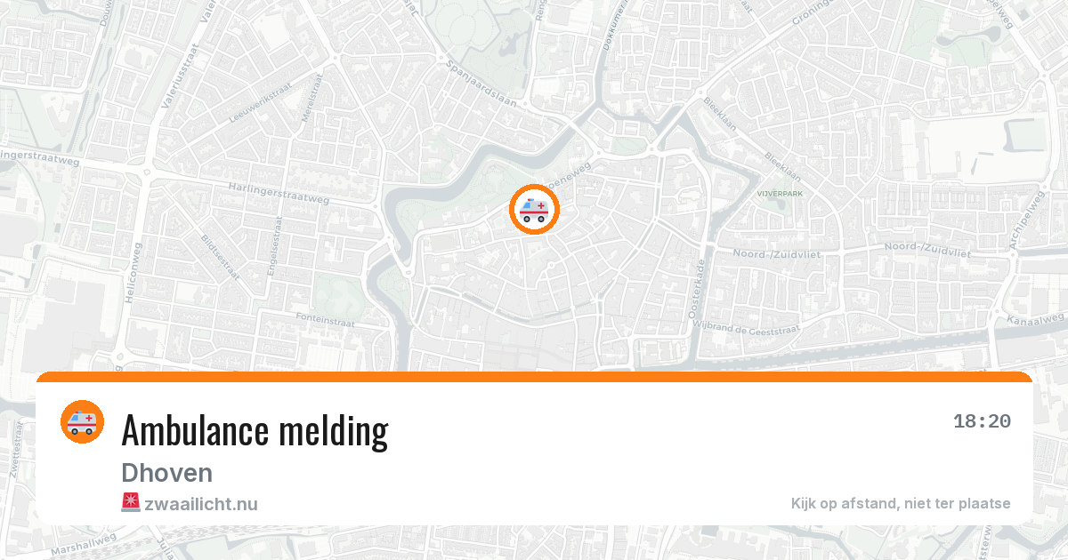 Ambulance melding — 27 apr 2026