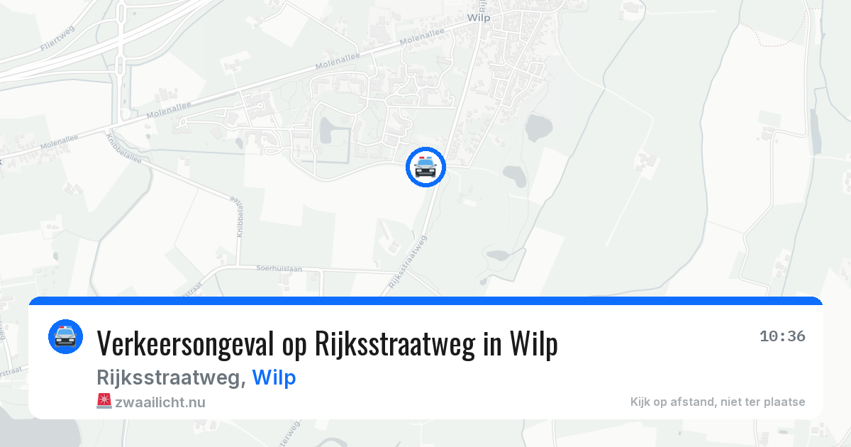 Verkeersongeval op Rijksstraatweg in Wilp — 8 mei 2026