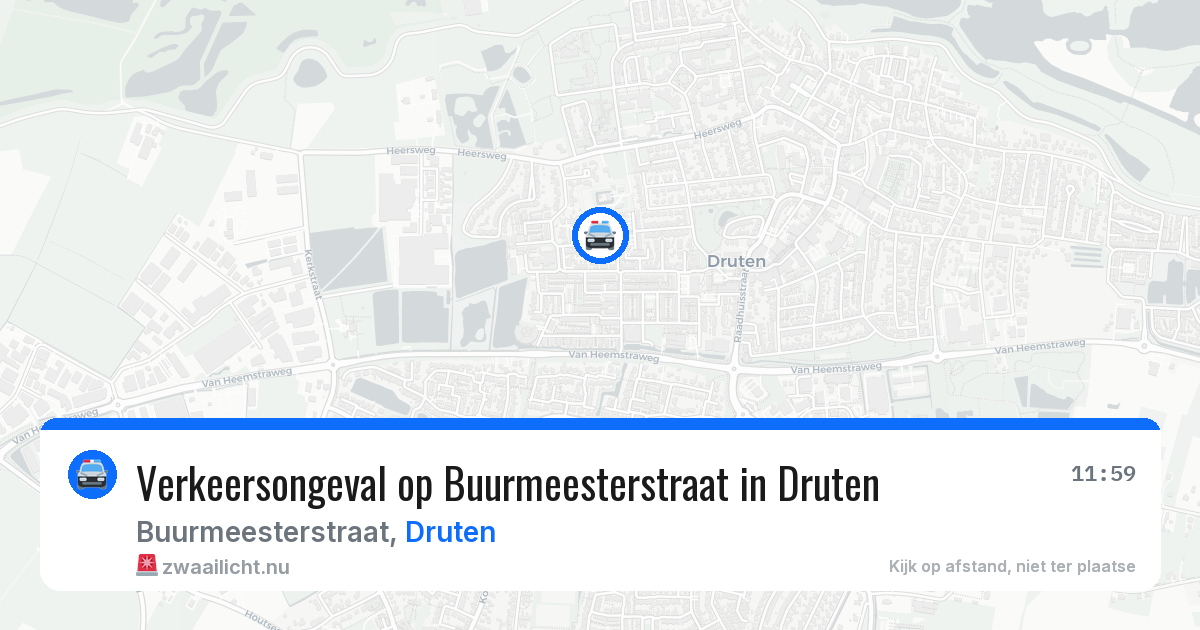 Verkeersongeval op Buurmeesterstraat in Druten — 30 mei 2026