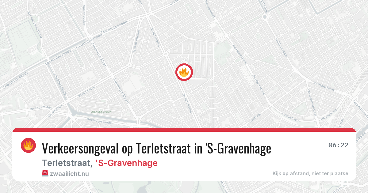 Verkeersongeval op Terletstraat in 'S-Gravenhage — 4 jun 2026