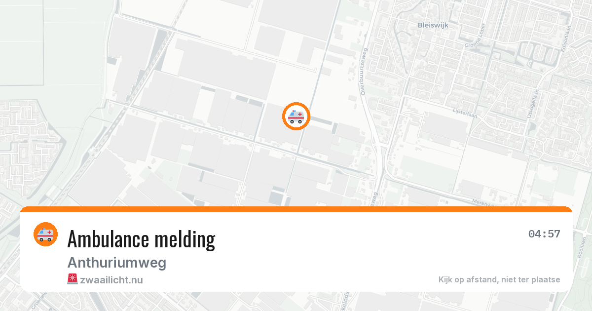 Ambulance melding — 22 jul 2026
