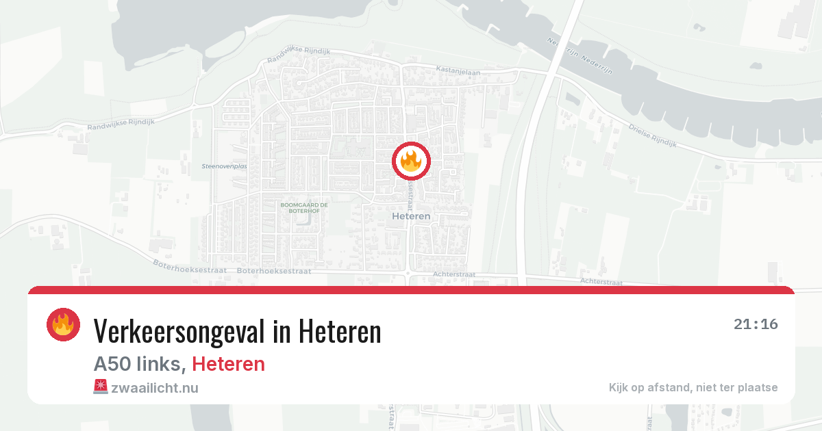 Verkeersongeval in Heteren — 24 feb 2026