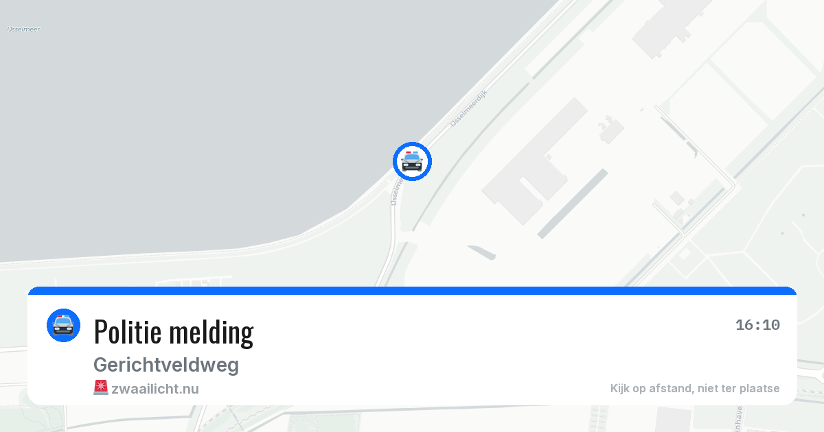Politie melding — 1 mei 2026