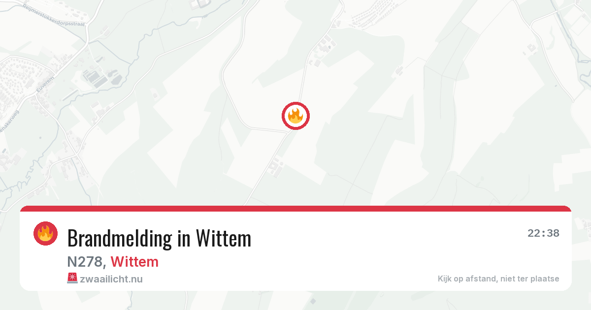 Brandmelding in Wittem — 31 mei 2026