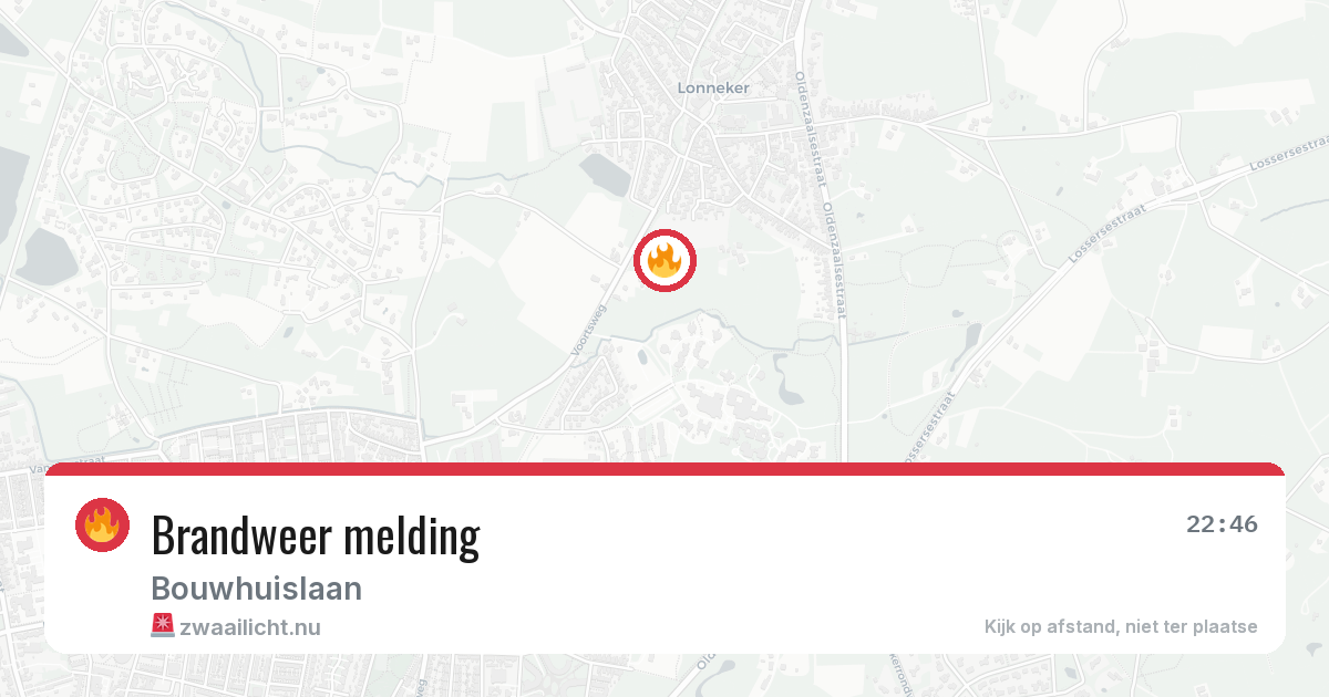 Brandweer melding — 15 apr 2026