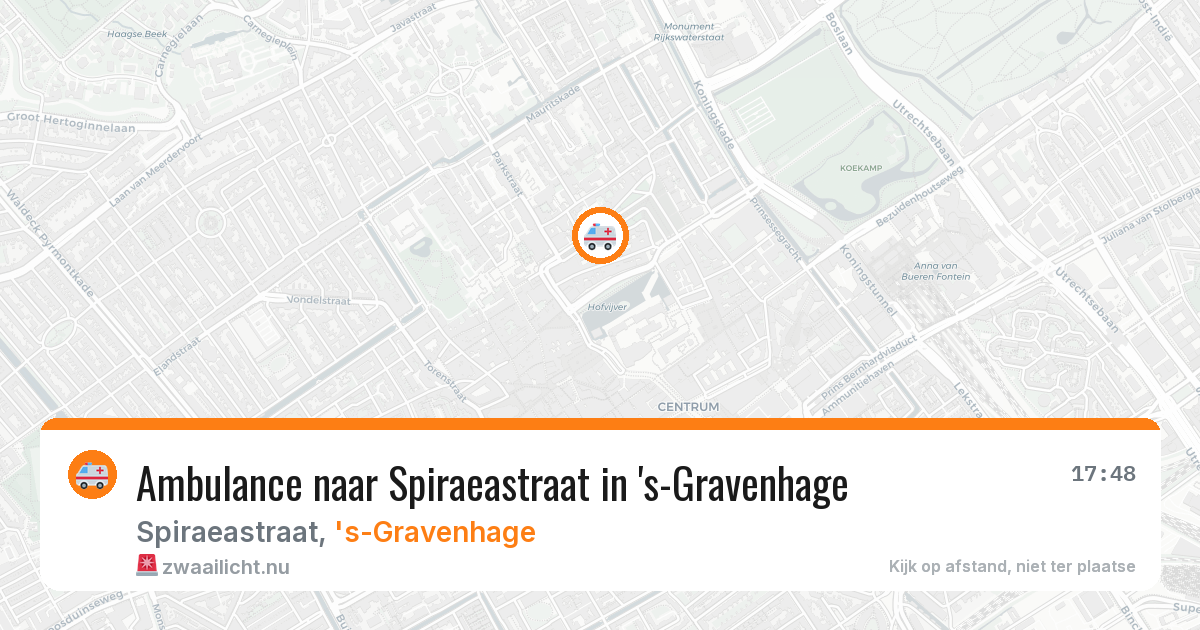 Ambulance naar Spiraeastraat in 's-Gravenhage — 5 feb 2026