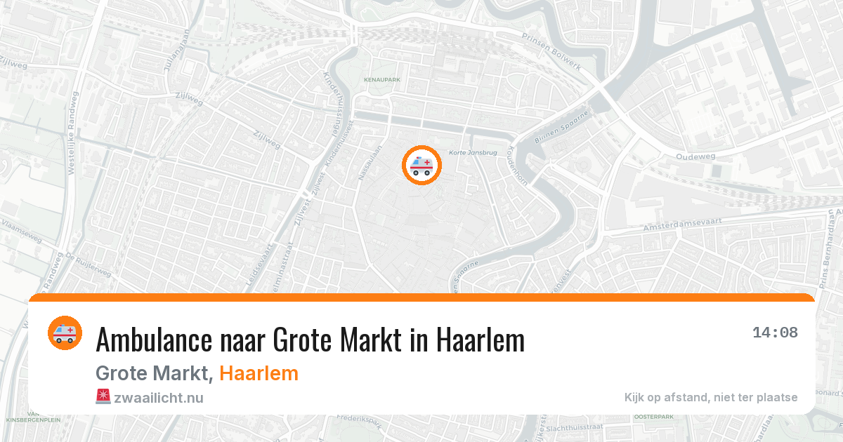 Ambulance naar Grote Markt in Haarlem — 25 jul 2026