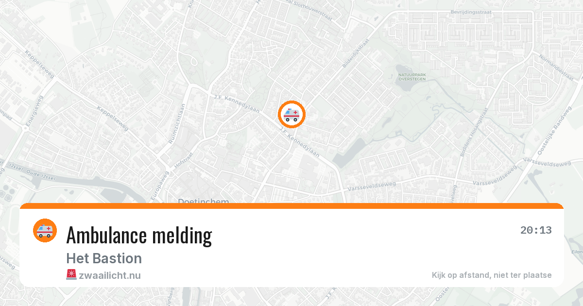 Ambulance melding — 18 jul 2026