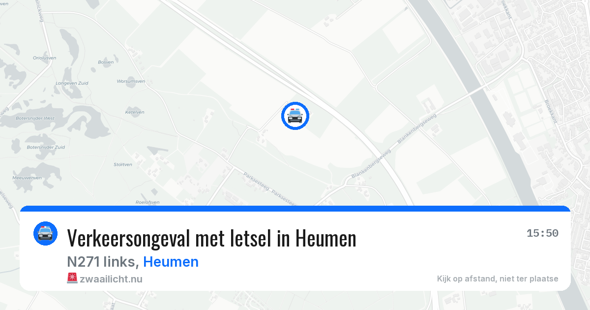 Verkeersongeval met letsel in Heumen — 9 jun 2026