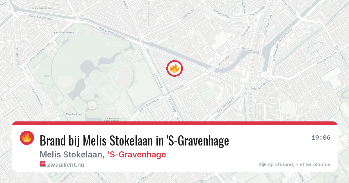 Brand bij Melis Stokelaan in 'S-Gravenhage — 11 jul 2026