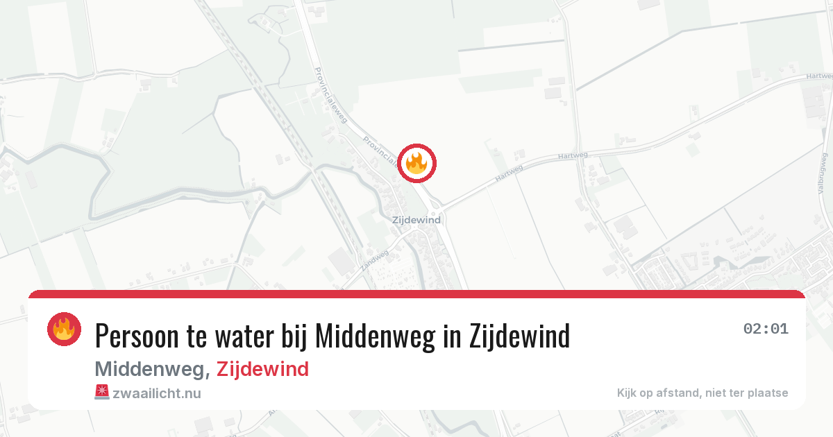 Persoon te water bij Middenweg in Zijdewind — 14 mei 2026