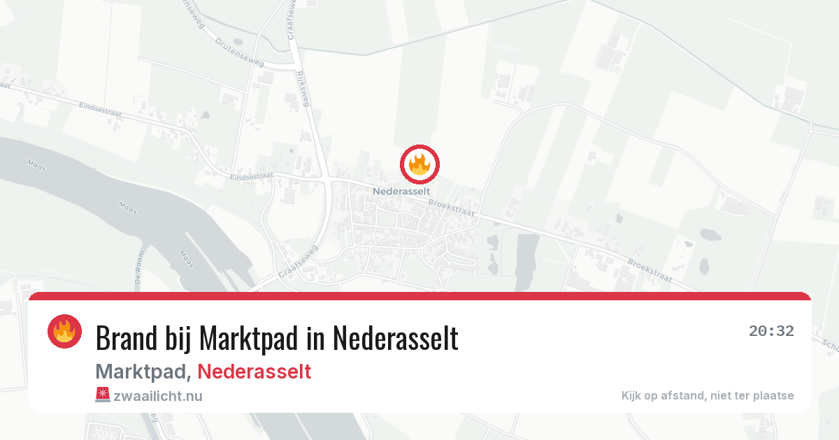 Brand bij Marktpad in Nederasselt — 24 feb 2026
