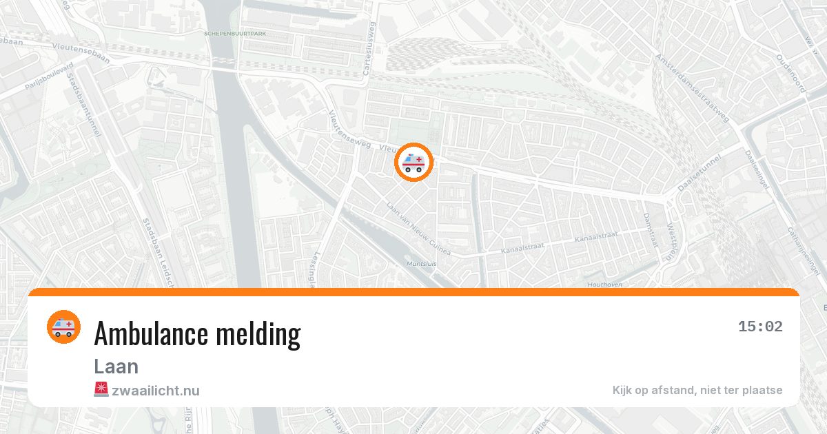 Ambulance melding — 27 apr 2026