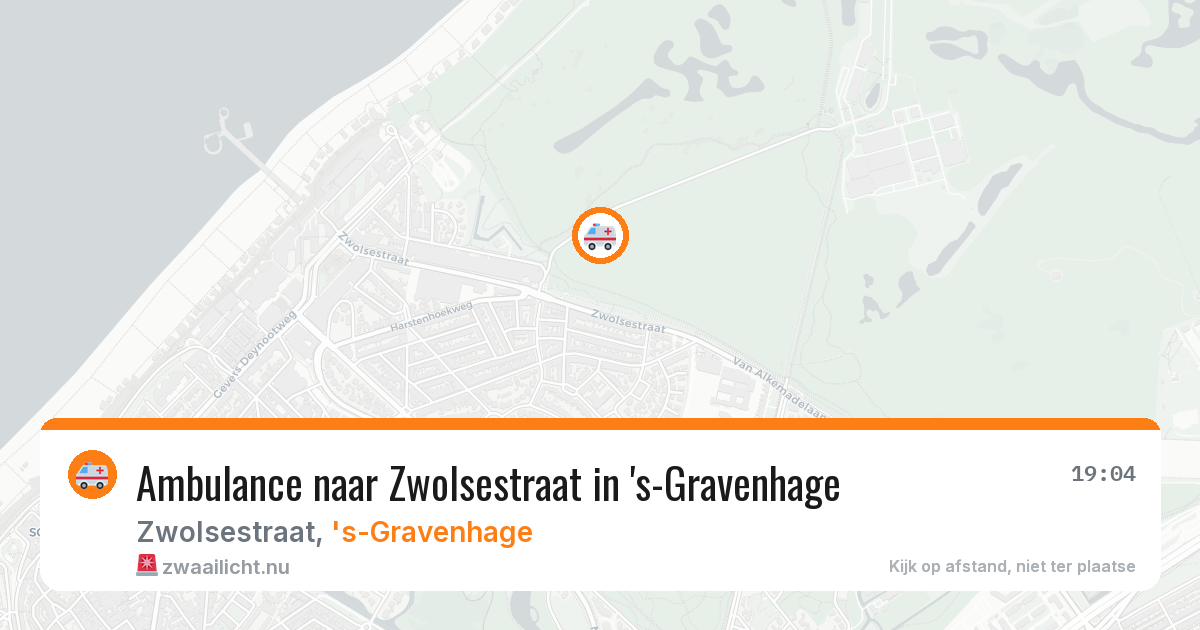 Ambulance naar Zwolsestraat in 's-Gravenhage — 8 mei 2026