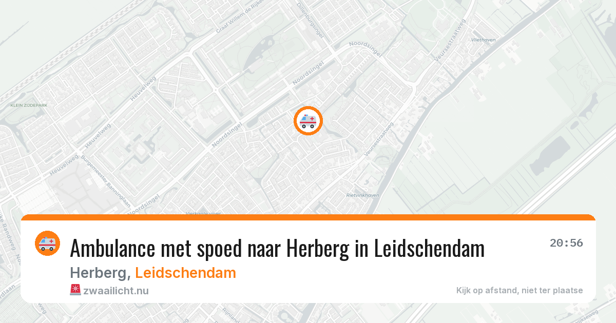 Ambulance met spoed naar Herberg in Leidschendam — 4 jun 2026
