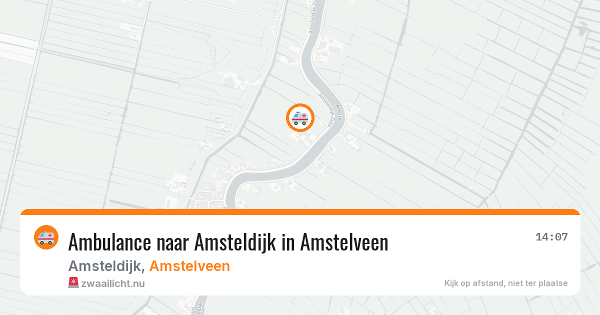 Ambulance naar Amsteldijk in Amstelveen — 27 mei 2026