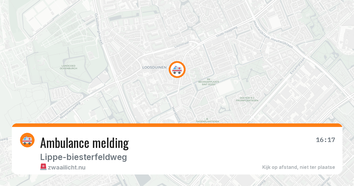 Ambulance melding — 6 mei 2026