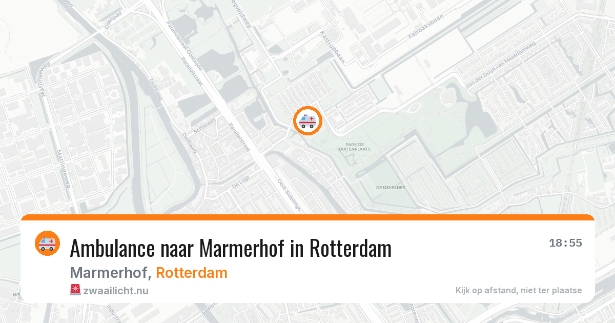 Ambulance naar Marmerhof in Rotterdam — 10 jul 2026
