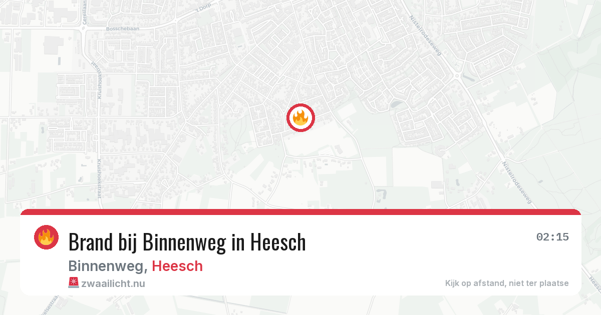 Brand bij Binnenweg in Heesch — 19 jan 2026