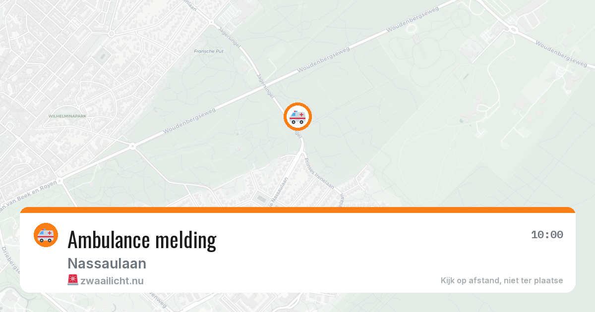 Ambulance melding — 31 jan 2026