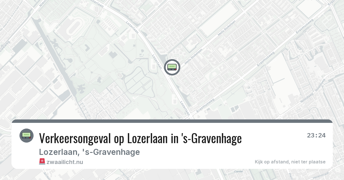Verkeersongeval op Lozerlaan in 's-Gravenhage — 21 feb 2026