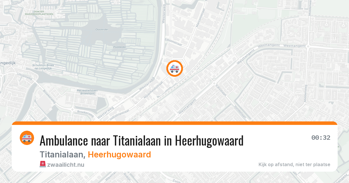 Ambulance naar Titanialaan in Heerhugowaard — 11 jul 2026