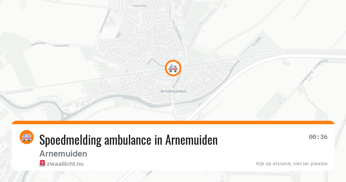 Spoedmelding ambulance in Arnemuiden — 18 jan 2026