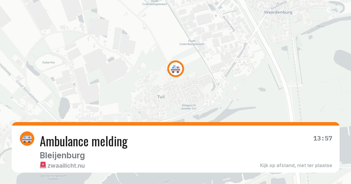 Ambulance melding — 15 jul 2026