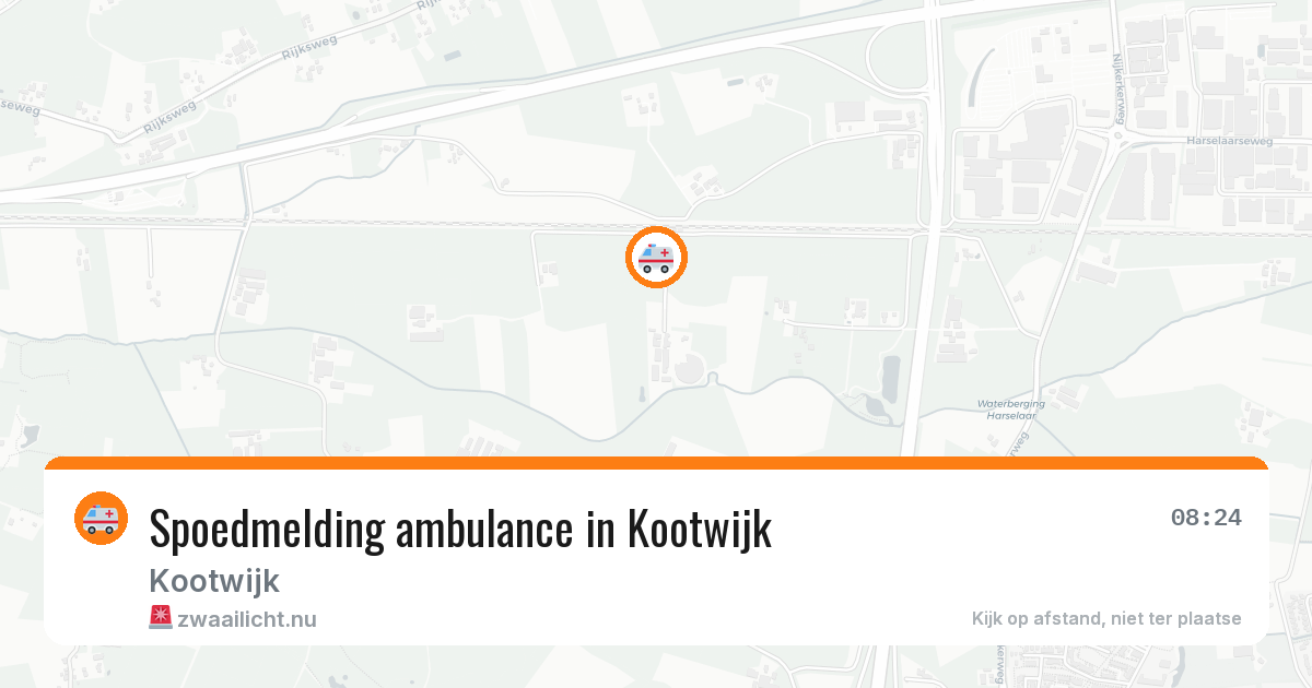 Spoedmelding ambulance in Kootwijk — 12 apr 2026