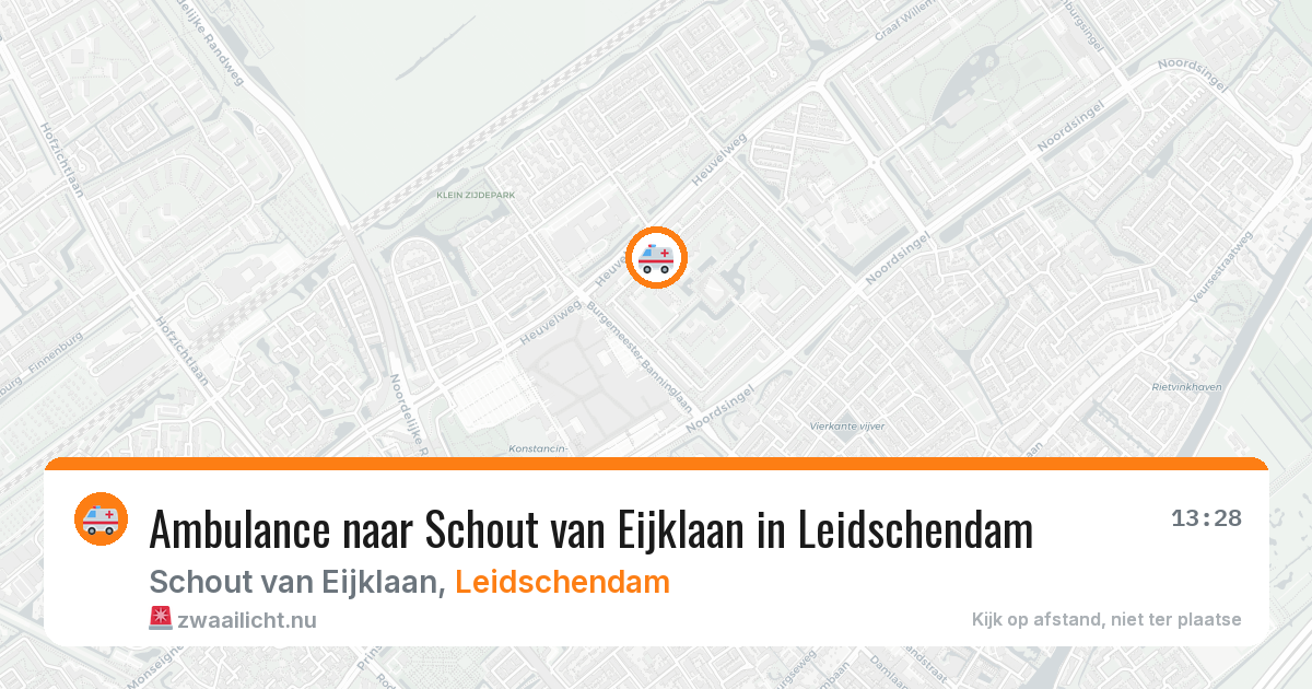 Ambulance naar Schout van Eijklaan in Leidschendam — 6 mei 2026