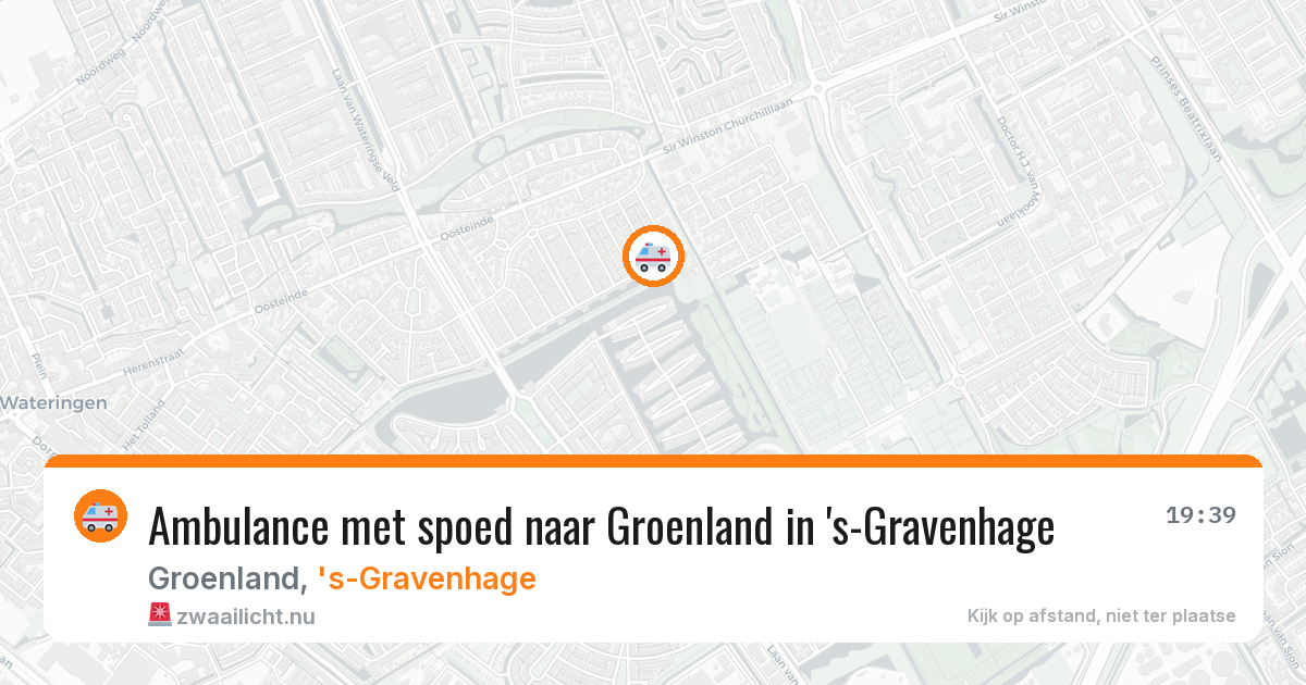 Ambulance met spoed naar Groenland in 's-Gravenhage — 6 jun 2026