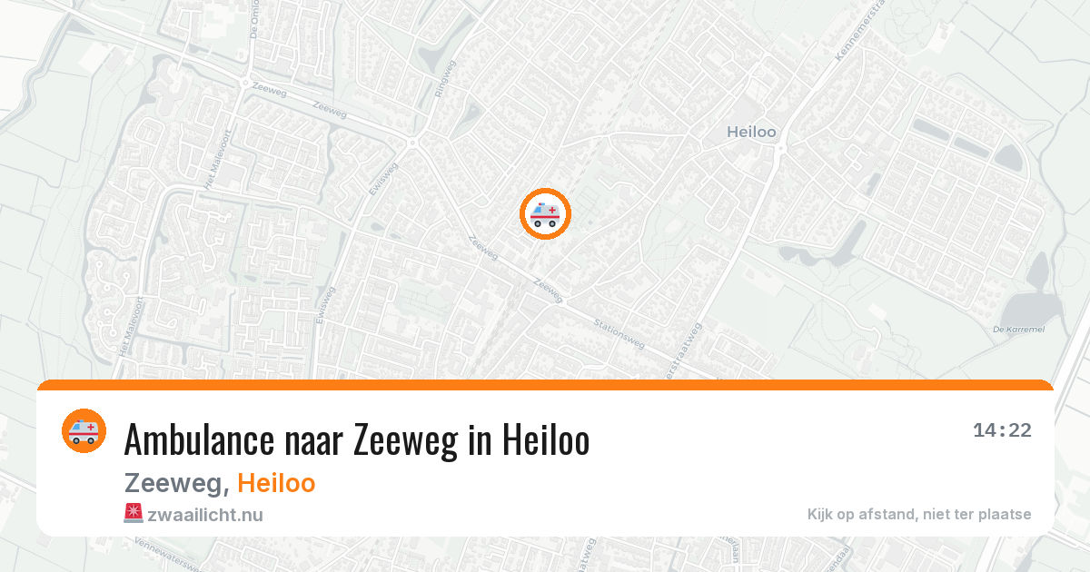 Ambulance naar Zeeweg in Heiloo — 19 jul 2026