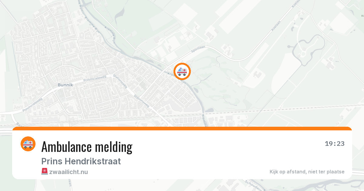 Ambulance melding — 24 jul 2026