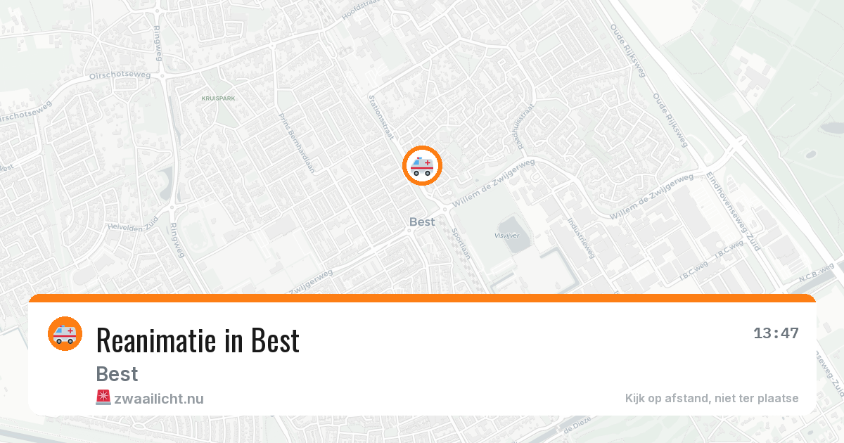 Reanimatie in Best — 12 jul 2026