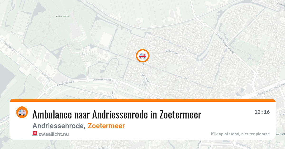 Ambulance naar Andriessenrode in Zoetermeer — 4 jun 2026