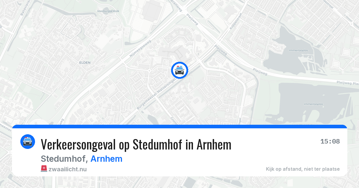 Verkeersongeval op Stedumhof in Arnhem — 29 mei 2026