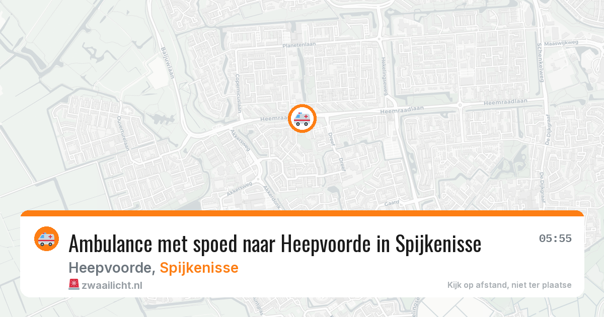 Ambulance met spoed naar Heepvoorde in Spijkenisse — 31 mrt 2026